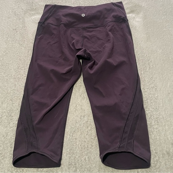 Lululemon Sun setter crop size 8 in boysenberry - Picture 3 of 12